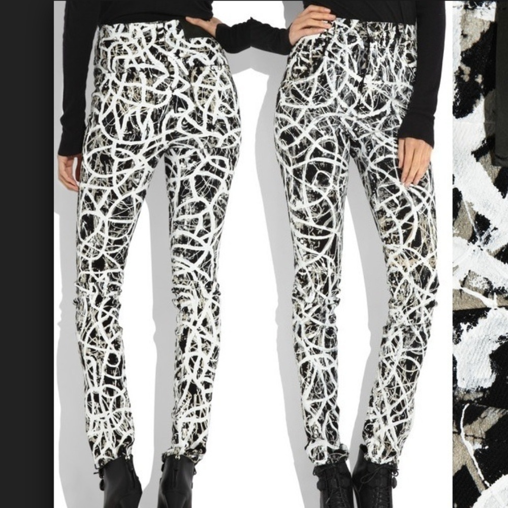 JBrand/Proenza Schouler Paint Skinny Jeans